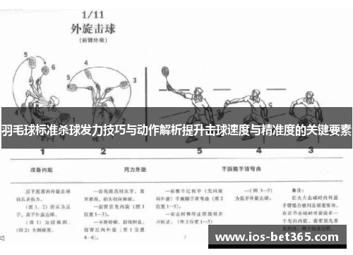 羽毛球标准杀球发力技巧与动作解析提升击球速度与精准度的关键要素